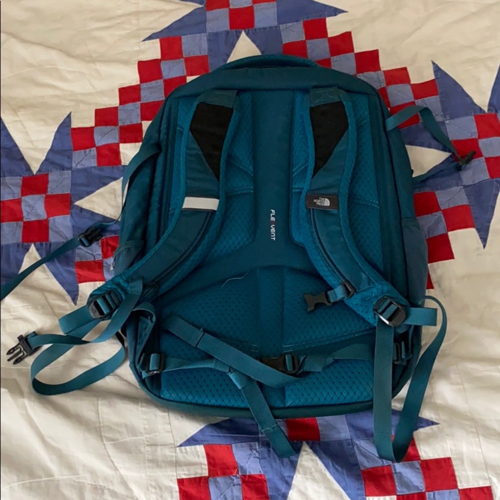 Light Blue North Face Backpack - Picture 2 of 4